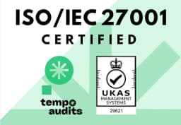 ISO/IEC 27001 certified